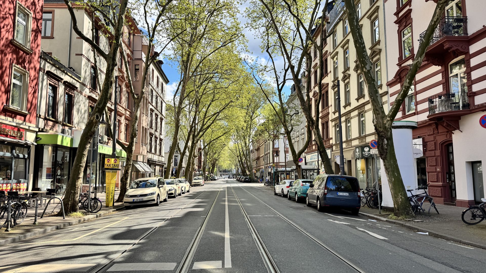 Schweizer Straße in Frankfurt Sachsenhausen